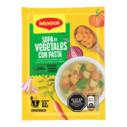 Sopa Maggi Vegetales con Pasta 62g