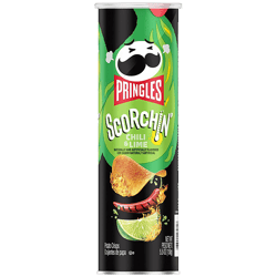 Papas Pringles Extra Hot Chili Y Lime 158g