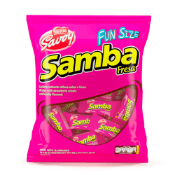 SAMBA® Wafer con Relleno Sabor a Fresa Cubierto de Chocolate 560gr