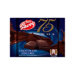 Chocolate Oscuro Savoy 75 Aniversario Mini 25 g