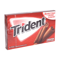 Chicle Trident Canela 14unds
