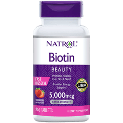 Biotin Beauty 5000 Mcg Natrol 250 Pastillas