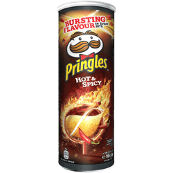 Papas Pringles Hot & Spicy 165g