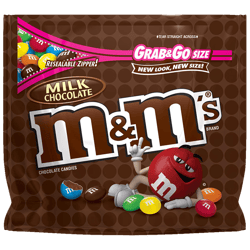 Chocolates M&M Milk Chocolate Grabngo Size 155.22g