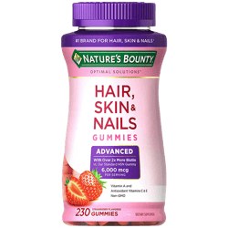 Vitamina Nature's Bounty Hair Skin Nails Gummies Strawberry 230CT