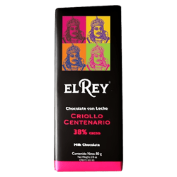 Chocolate con Leche El Rey Centenario 38% 80g