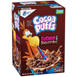 Cereal Puffs Cocoa Great Chocolatey Taste 2 Bags 1.11kg
