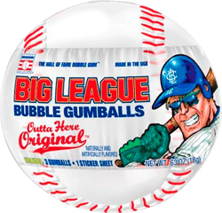 Chicle con Sticker Big League Chew Baseball 18g