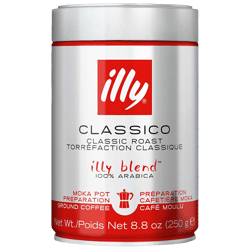 Café Illy Blend Molido Classico Moka 250g