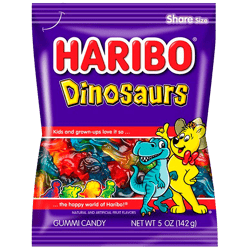 Gomitas Haribo Dinosaurs 142g