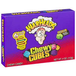 Caramelos Warheads Ácidos Chewy Cube Box 113g