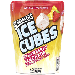 Chicle Ice Cubes Strawberry Lemonade 40 Unds