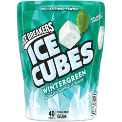 Chicle Ice Cubes Wintergreen 40 Unds