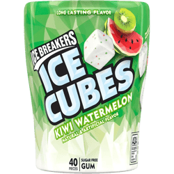 Chicle Ice Cubes Kiwi Watermelon 40 Unds