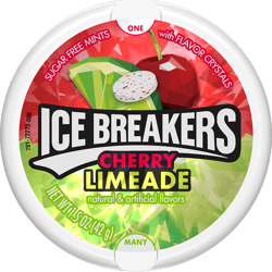 Chicle Ice Breakers Limonada de Cereza 42g 
