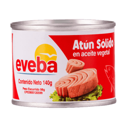Atún Eveba en Aceite Vegetal 140 g