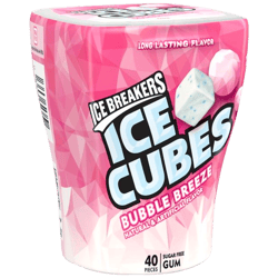 Chicles Ice Cubes Bubble Breeze 40 ct