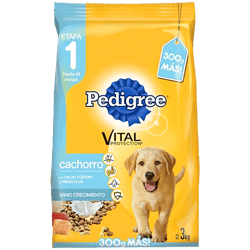 Alimento Pedigree para Mascota Cachorro Sano Crecimiento 3 kg