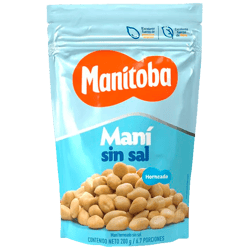 Maní Manitoba Sin Sal 200g