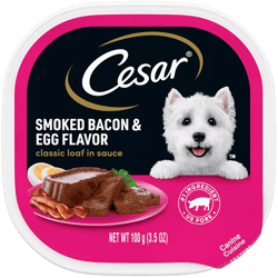 Alimento para Mascotas Cesar Classics Húmedo Sabor a Tocino Ahumado y Huevo 100g