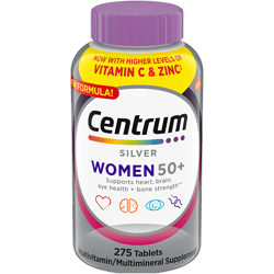 Vitaminas Centrum Silver Womens 50+ 275 Tabletas
