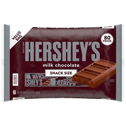 Chocolate Hershey's Milk Snack Size 1.02 kg