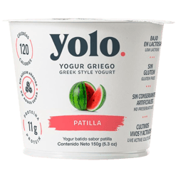 Yogurt Griego Patilla Yolo 150 Ml