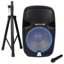 Corneta de Audio Bluetooth 15" Aiwa Awsp15Tw - Negro