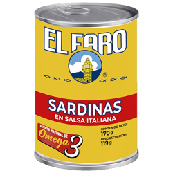 Sardina en Salsa de Tomate El Faro 170g
