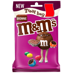 Caramelos M&M de Chocolate Brownie Treat Bag 70g