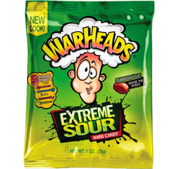 Caramelos Ácidos Warheads Extreme Surtidos 28g