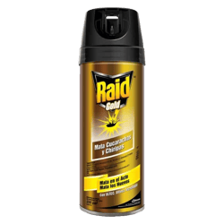 Insecticida Raid Gold Cucarachas y Chiripas 235 ml