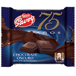 SAVOY® 75 Aniversario Chocolate Oscuro 100 g