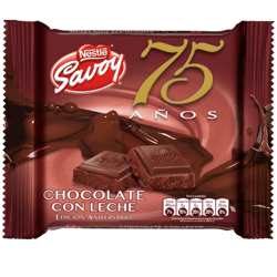 SAVOY® 75 Aniversario Chocolate con Leche 100 g
