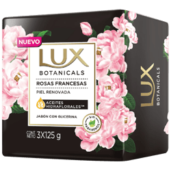 Jabón Lux Rosas Francesas Tripack 375g