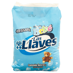 Detergente Las Llaves en Polvo Bebé 900g