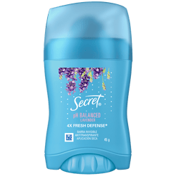 Desodorante en Barra Secret Ph Balanced Lavender 45g