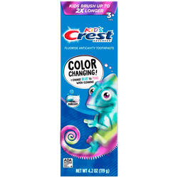 Crema Dental Kids Color Changing Bubblegum Crest 119Gr 