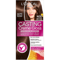 Tinte Loreal Casting Creme Gloss Castaño Natural N° 400 S/Amoniaco 