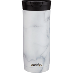 Termo Contigo Huron Couture Mármol Blanco 16Oz