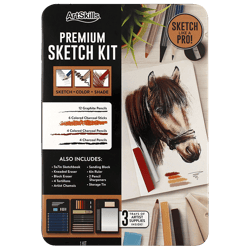 Kit de Dibujo y Pintura Artskills Premium 39 Pcs