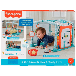 Gimnasio para Bebes Crawl & Play Activity Fisher-Price 3-In-1 