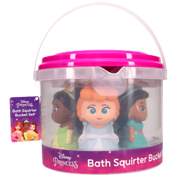 Juego Bath Squirter Bucket Set Princess Ginsey Und