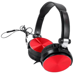 Audífonos con Sonido Estéreo Dinámico Rojo AIWA-AW-X107R