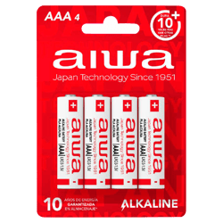 Pila Aiwa Alkalina AAA 4 unds AWBAPLR03P41