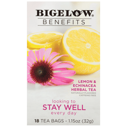 Té Bigelow Benefits Lemon Echinacea 18CT 32 g