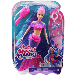 Barbie Mermaid Malibu Doll with Seahorse Pet and Accesories Mattel Und 