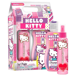 Kit Hello Kitty Algabo Shampoo 200 ML + Fragancia Corporal 125 ML  