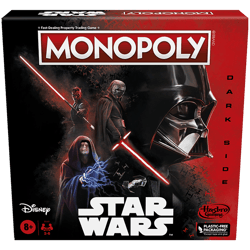 Juego Familiar Monopoly de Disney Star Wars Dark Side Edition Board