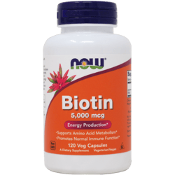 Suplemento Dietético Now Foods Biotin 5Mg 120caps